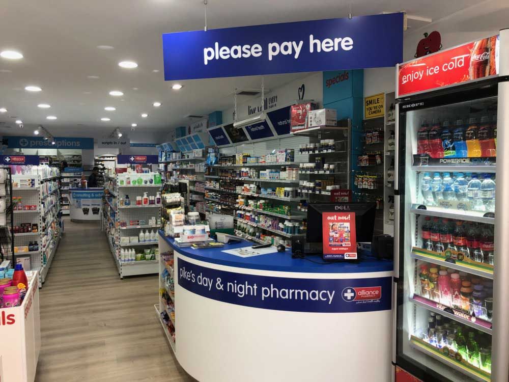 Ace Fitouts - Pikes Pharmacy Fitout - Burwood, Sydney